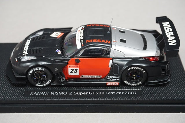 1:43 EBBRO 43910 Nissan XANAVI NISMO Z SUPER GT500 Test Car 2007 #23