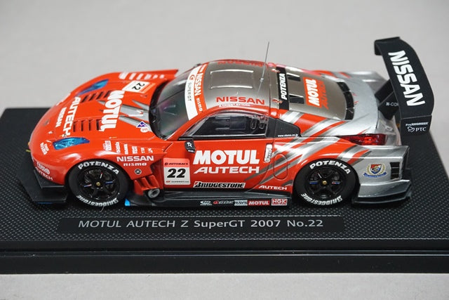 1:43 EBBRO 43914 Nissan MOTUL AUTECH Z SUPER GT 2007 #22