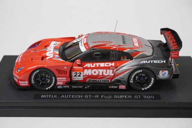 1:43 EBBRO 44128 Nissan MOTUL AUTECH GT-R Fuji Super GT500 #22 model car