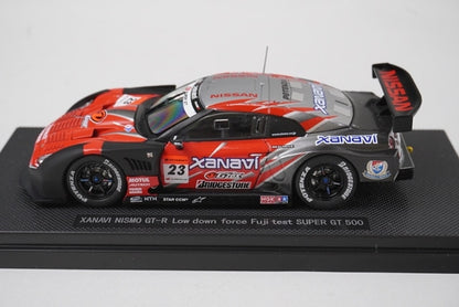 1:43 EBBRO 44125 Nissan Xanavi Nismo GT-R Super GT500 2008 Fuji #23 Red/Silver model car