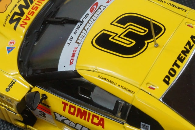 1:43 EBBRO 44130 Yellow Hat YSM Tomica GT-R Fuji Super GT500 #3