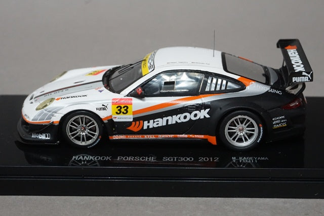 1:43 EBBRO 44751 Porsche Hankook SGT300 2012 #33