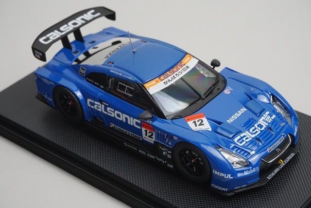 1:43 EBBRO 44542 Nissan CALSONIC IMPUL GT-R Super GT500 Fuji 2011 #12