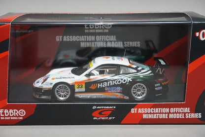 1:43 EBBRO 43925 Porsche Hankook Super GT 2007 #33