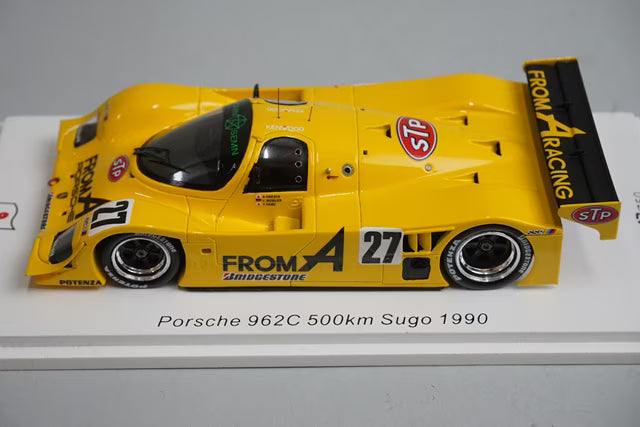 1:43 Spark SJ081 Porsche 962C Sugo 500km 1990 #27 V. Weidler / Akihiko Nakatani / Yukihiro Hane