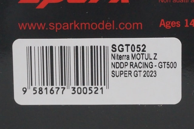 1:43 SPARK SGT052 Nissan Niterra MOTUL Z GT500 Super GT2023 #3