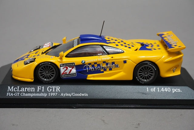 1:43 MINICHAMPS 530174327 McLaren F1 GTR 1997 #27 modelcar