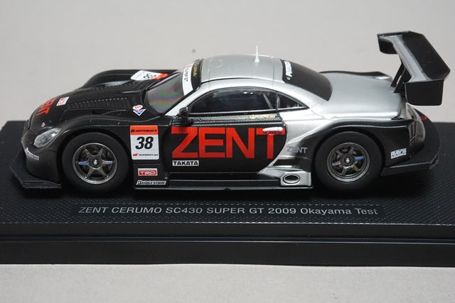 1:43 EBBRO 44246 Lexus ZENT CERUMO SC430 Super GT 2009 Okayama Test #38