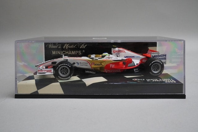 1:43 MINICHAMPS 400080021 Force India VJM01 2008 #21 G.Fisichella model car