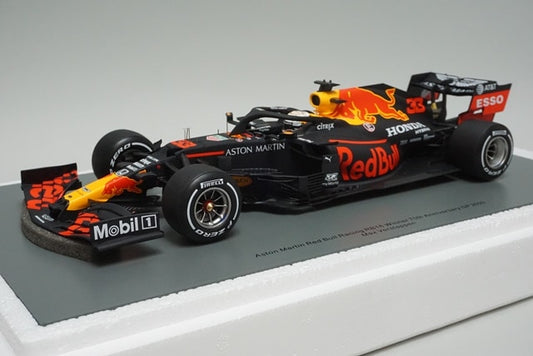 1:18 SPARK 18S486 Aston Martin Red Bull Racing RB16 70th Anniversary GP Winner 2020 #33