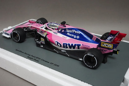 1:18 SPARK 18S461 SportPesa Racing Point BWT Mercedes RP19 Chinese GP 2019 #11