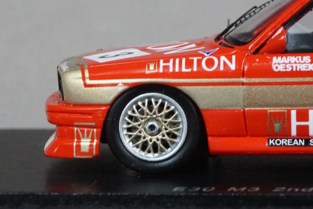 1:43 SPARK SA036 BMW E30 M3 Macau Gear Race 1988 #3