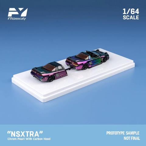 FY64018 Finclassically 1:64 NSX TRA Colorful chrome Deluxe version