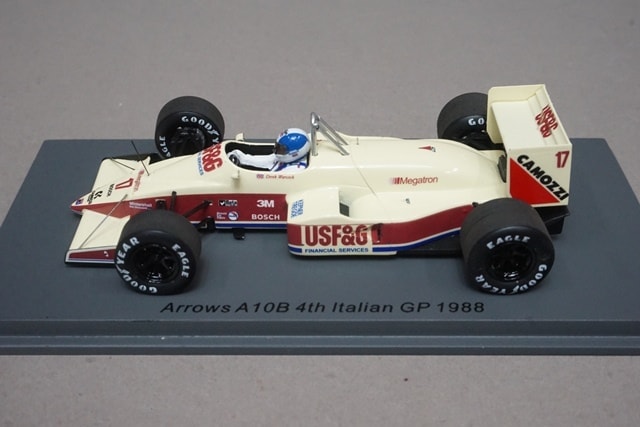 1:43 Spark S3911 Arrows A10B Italian GP 4th 1988 #17 D.Warwick model car