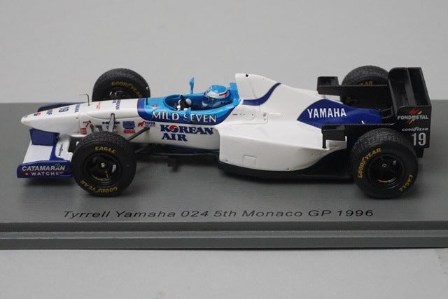 1:43 SPARK S6977 Tyrrell Yamaha 024 Monaco GP 1996 #19 Mika Salo