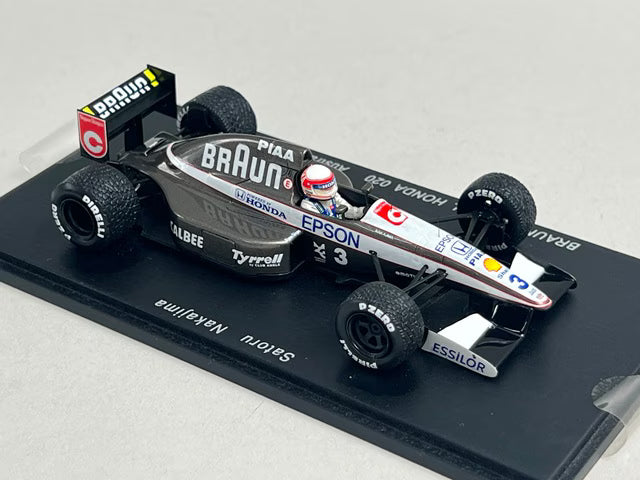 1:43 SPARK FS02 BRAUN Tyrrell Honda 020 Australian GP 1991 #3 25th Anniversary Racing On