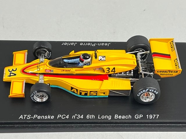 1:43 SPARK S3371 ATS-Penske PC4 Long Beach GP 1977 #34 Jean-Pierre Jarier