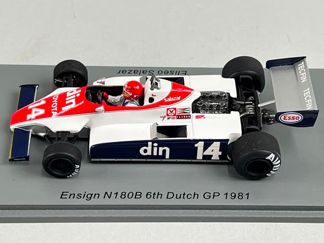 1:43 SPARK S3948 Ensign N180B Dutch GP 1981 #14