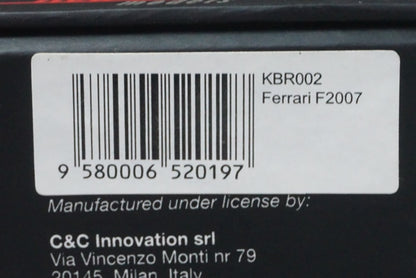 1:43 Redline KBS002 Ferrari F2007 Japan GP FUJI SPEEDWAY #6 Kimi Raikkonen