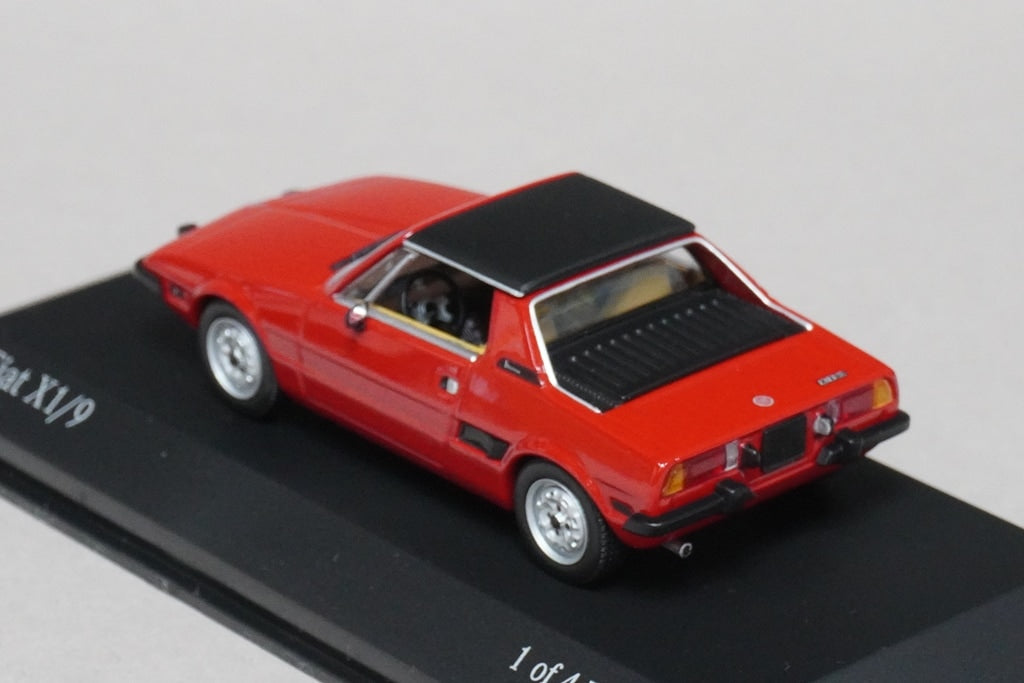 1:43 MINICHAMPS 430121660 Fiat X 1/9 1872-78 Red