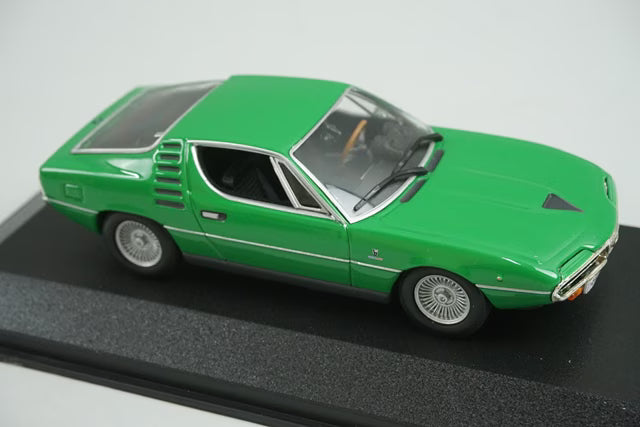 1:43 MINICHAMPS 400120621 Alfa Romeo Montreal 1973 Green model car