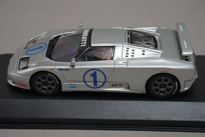 1:43 MINICHAMPS 430102115 Bugatti EB 110 Super Sport Silver