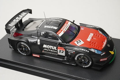 1:43 EBBRO 43793 Nissan MOTUL AUTECH Z Super GT Test Car 2006 #22 model car
