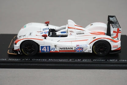 1:43 SPARK S2533 Zytek Nissan Graves Motorsports LM 2011 Winner LMP2 Class #41