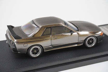 1:43 HPI 8219 Nissan Skyline GT-R R32 Black Metal Polish Model