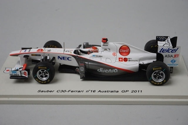 1:43 SPARK SJ003 Sauber C30 Ferrari Australian GP 2011 #16 Kamui Kobayashi