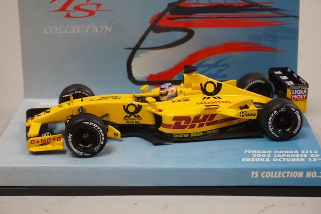 1:43 MINICHAMPS 518024310 Jordan Honda EJ12 Japanese GP 2002 #10 Takuma Sato