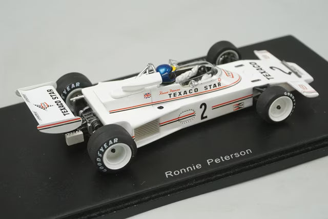 1:43 SPARK S1776 Team Lotus 74 Rouen F2 1973 #2 Ronnie Peterson