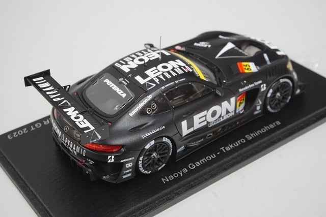 1:43 SPARK SGT086 LEON PYRAMID AMG - K2 R&D LEON RACING Naoya Gamo/Takuro Shinohara GT 300 Super GT 2023 #65