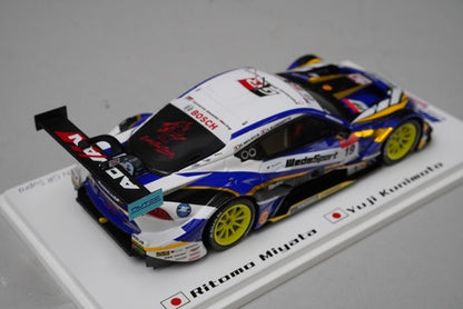 1:43 Spark WSB-MS001 RPB Super GT GT500 Class TGR BANDOH ADVAN GR Supra 2020 #19 model car