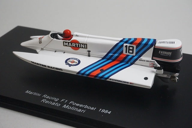 1:43 Spark S2303 Martini Racing F1 Powerboat 1984 #18 R. Molinari model car