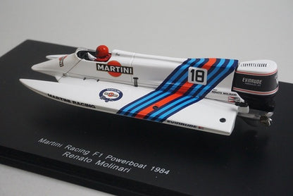 1:43 Spark S2303 Martini Racing F1 Powerboat 1984 #18 R. Molinari model car