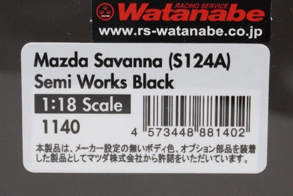 1:18 ignition model IG1140 Mazda Savanna (S124A) Semi-Works Black