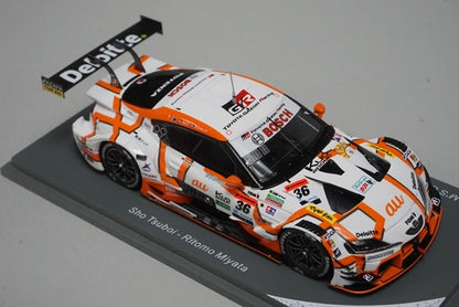 1:43 SPARK 43SGT2023 Toyota au TOM'S GR Supra TGR GT500 Super GT 2023 #36 Champion board included model car