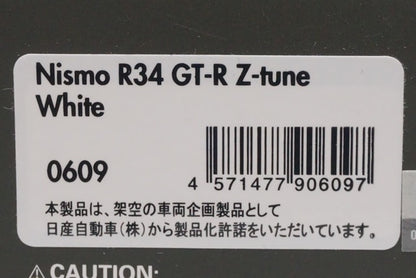 1:43 ignition model IG0609 Nissan NISMO R34 GT-R Z-tune White