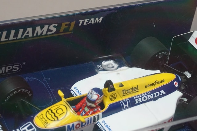 1:43 MINICHAMPS 400860005 Williams Honda FW11 1986 #5 N.Mansell model car