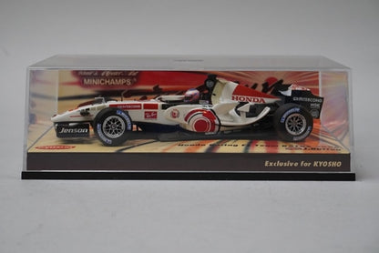 1:43 MINICHAMPS 403060212 KYOSHO Custom Honda Racing F1 RA106 '6 #12 J. Button model car