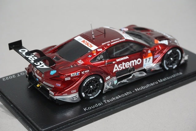1:43 SPARK SGT026 Honda Astemo NSX-GT GT500 Super GT 2022 #17 model car