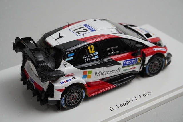 1:43 SPARK S5169 Toyota Yaris WRC Rally Finland Winner 2017 #12 model car