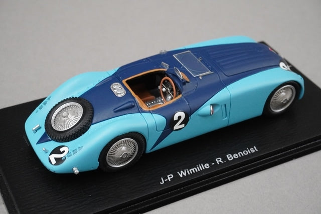 1:43 SPARK 43LM37 Bugatti 57 G LM Winner 1937 #2 model car