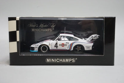 1:43 MINICHAMPS 400766304 Porsche 935 Watkins Glen 6h Winner 1976 #4 Martini