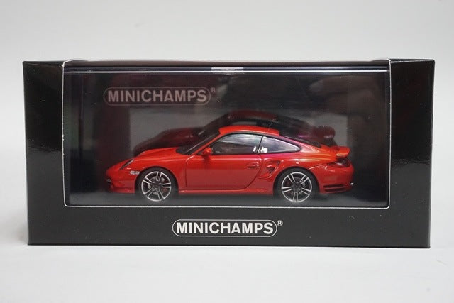 1:43 MINICHAMPS 400069000 Porsche 911 Turbo 2010 Red model car