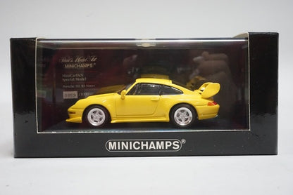 1:43 MINICHAMPS Custom made for miniature car fans: Porsche 911 RS 1995 Yellow