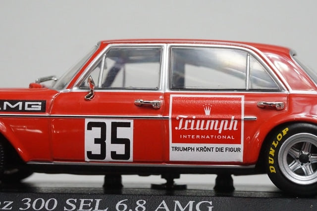 1:43 MINICHAMPS 400713435 Mercedes-Benz 300SEL 6.8 AMG Hockenheim 1971