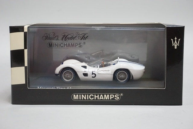 1:43 MINICHAMPS 400601205 Maserati Tipo 61 1000Km Nurburgring Winner 1960 #5