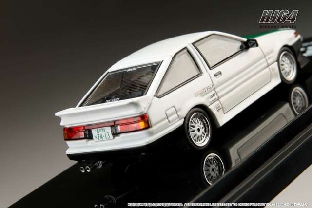 HJ646052BDK Hobby Japan 1:64 Toyota Sprinter Trueno (AE86) / DORI DORI MESH WHEEL DRIFT KING